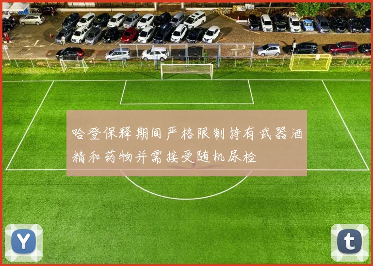 哈登保释期间严格限制持有武器酒精和药物并需接受随机尿检